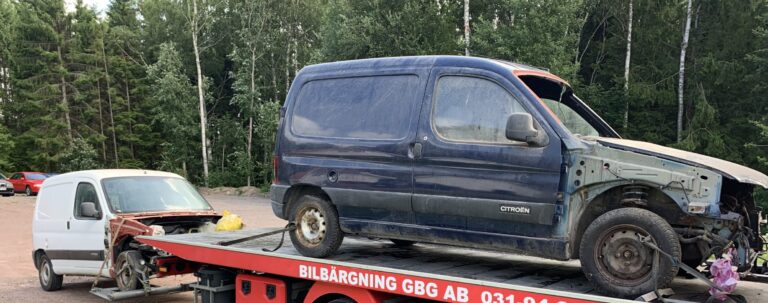 Skrotade Citroen-Berlingo bilar får make-up